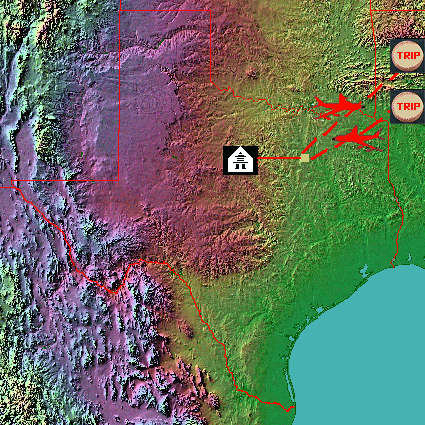 Map for Texas Rangers