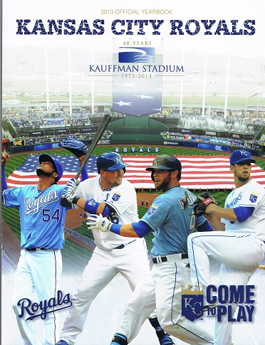 Kansas City Royals Scorebook 2013