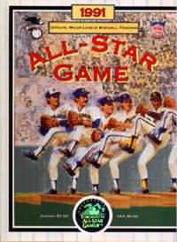 1991 All Stare Game Scorebook