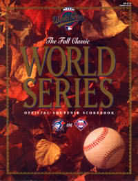 1993 World Series Championship Scorebook
