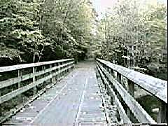 Smaller bridge accross creek