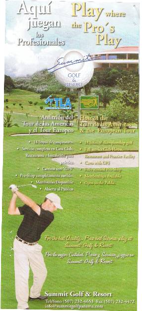 Panama - Golf Course Brochure